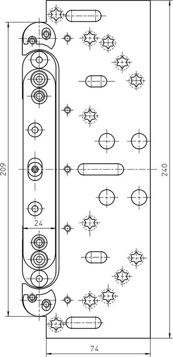 Actual product image Simonswerk Mounting elements VARIANT VX 2502 3D N