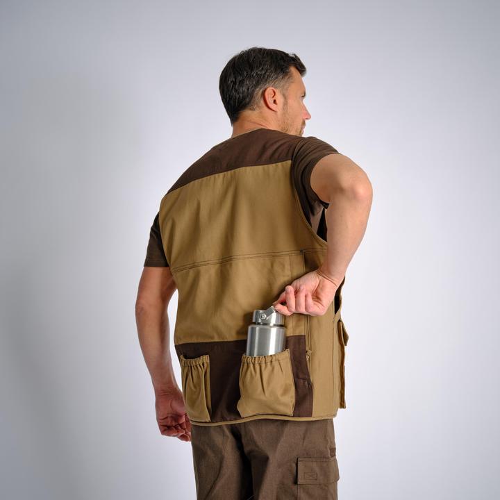 Produktbild Solognac Jagdweste 500 Renfort viele Taschen braun