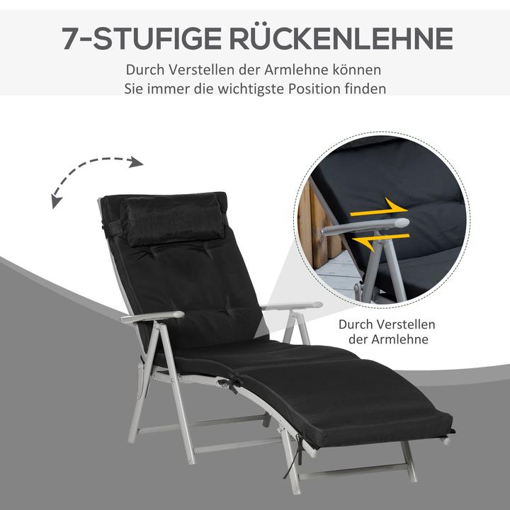 Produktbild Outsunny Sonnenliege (180 cm)