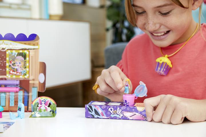 Actual product image Polly Pocket UN-BOX-IT Popcorn Box Playset