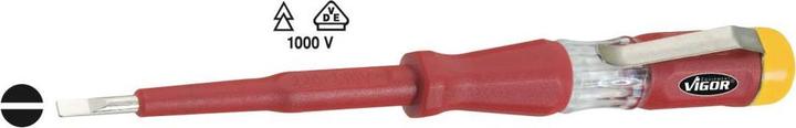 Produktbild Vigor Spannungsprüfer ∙ V1138 ∙ Schlitz Profil ∙ 0.5 x 3 mm (Schlitzschrauben)
