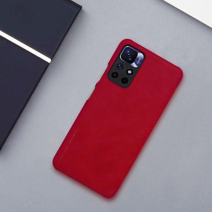 Image du produit Nillkin Qin Case Case pour Xiaomi Poco M4 Pro 5G caméra Protector Holster Pouch Cover Flip Co (Xiaomi Poco M4 Pro 5G)