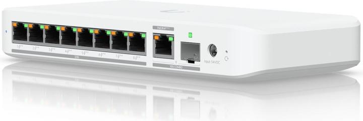 Actual product image Ubiquiti USW-Flex-2.5G-8-PoE Switch 8x2,5Gbit POE+/1x10Gbit (9 Ports)