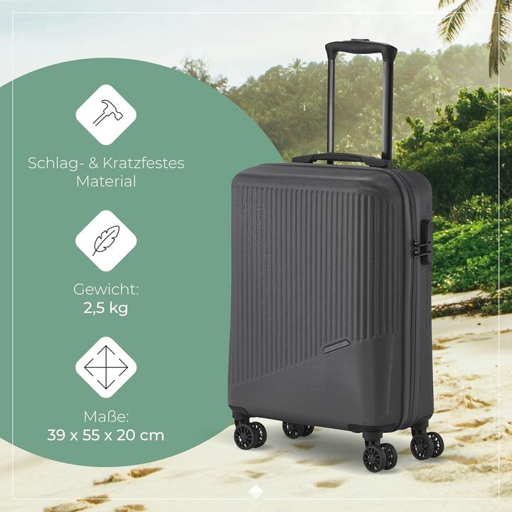 Image du produit Travelite Trolley + valise Bali 4w Trolley S (34 l, Bagage à main (jusqu'à 50l))