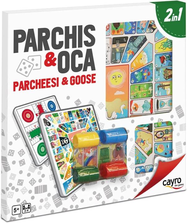 Actual product image Cayro Parcheesi Goose Play (English, Spanish)
