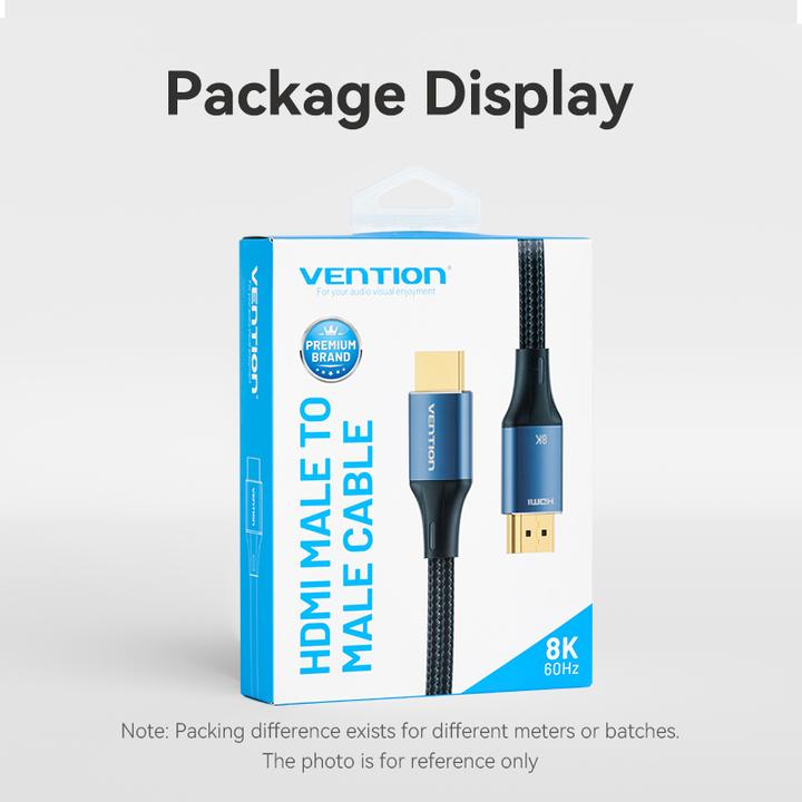 Produktbild Vention HDMI-A 8K Cable 3m ALGLI (Blue) (1 m, HDMI)