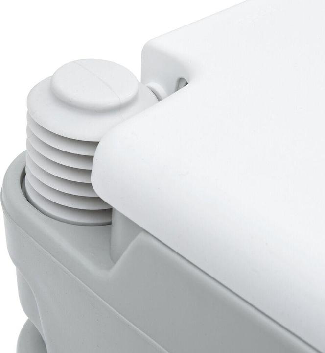 Actual product image VidaXL Portable toilet in grey and white plastic, 10 L
