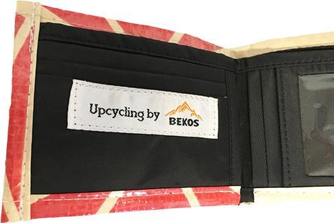 Produktbild Bekos Upcycling - Geldbörse mit Lasche aus recycelten Zementsäcke Elephant