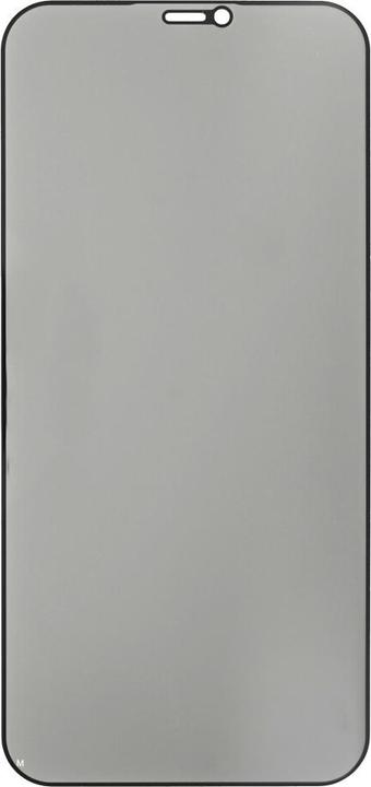 Actual product image prio 3D Anti-Spy Tempered Glass for iPhone 12 Pro Max black (1 Piece, Apple iPhone 12 Pro Max)