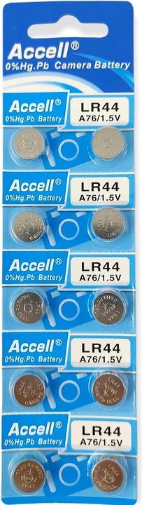 Produktbild Widmann Knopfbatterien A76 / LR44:1 (10 Stk., LR44)