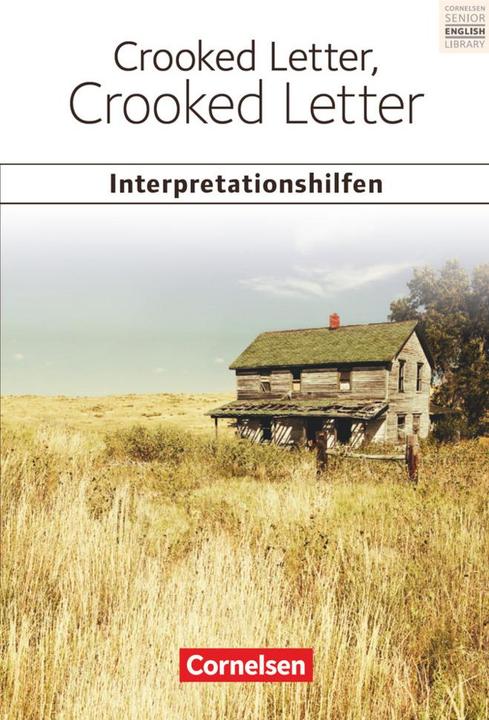 Produktbild Crooked Letter. From 11th school year. Interpretation aid (Englisch, 2017)