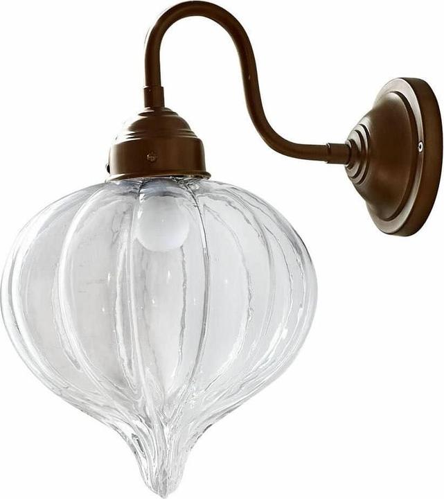 Image du produit Loberon Applique murale Baisse clair/laiton (E27)