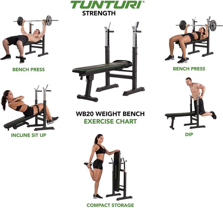 Actual product image Tunturi Hantelbank WB20