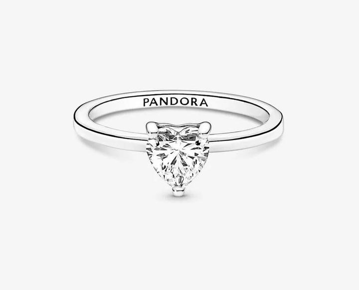 Produktbild Pandora Ring funkelndes Herz (54, 925 Silber)