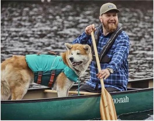 Actual product image Hurtta Life Savior Eco peacock (M, Dog coat)
