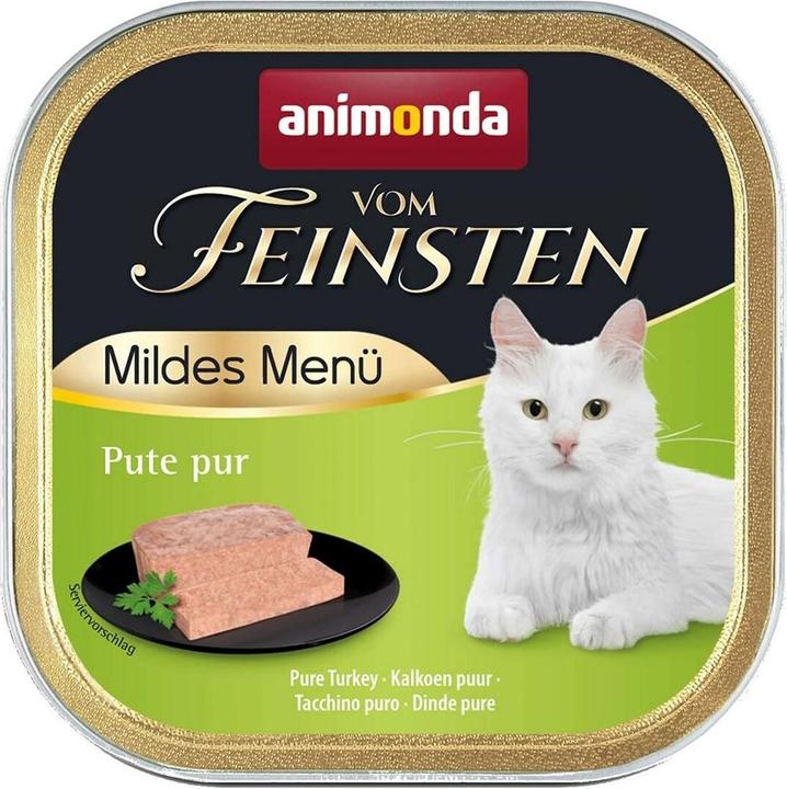 Immagine prodotto animonda VOM FEINSTEN KASTRIERTE KATZEN Cibo umido per gatti sterilizzati Tacchino 100 g (Senior, 1 pz., 100 g)