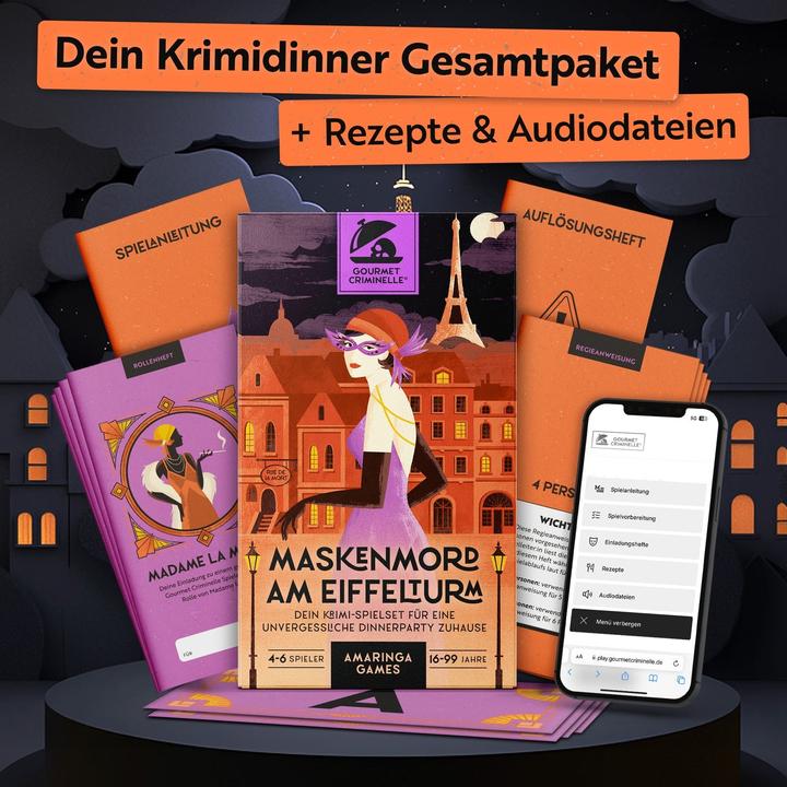 Image du produit Gourmet Criminelle Meurtre masqué à la Tour Eiffel -FR- (Allemand)