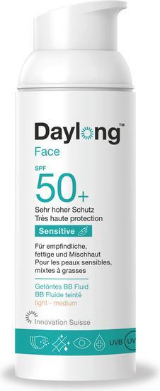 Produktbild Daylong Sensitive Face BB Fluid getönt (Sonnencreme Gesicht, SPF 50+, 50 ml, 97 g)