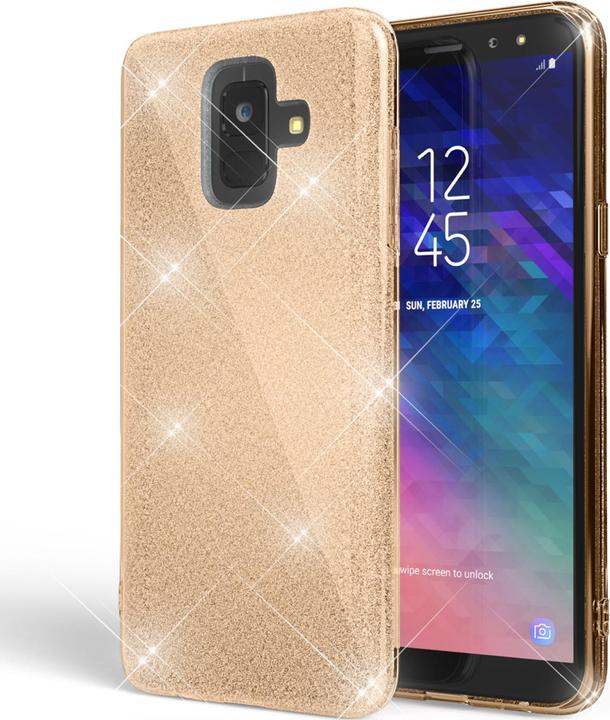Actual product image Nalia Glitter mobile phone case (Samsung Galaxy A6)