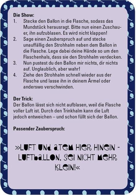 Produktbild MOS21090 - 50 tolle Zaubertricks für kleine Magier, für 1+ Spieler, ab 8 Jahre (DE-Ausgabe) (Deutsch)