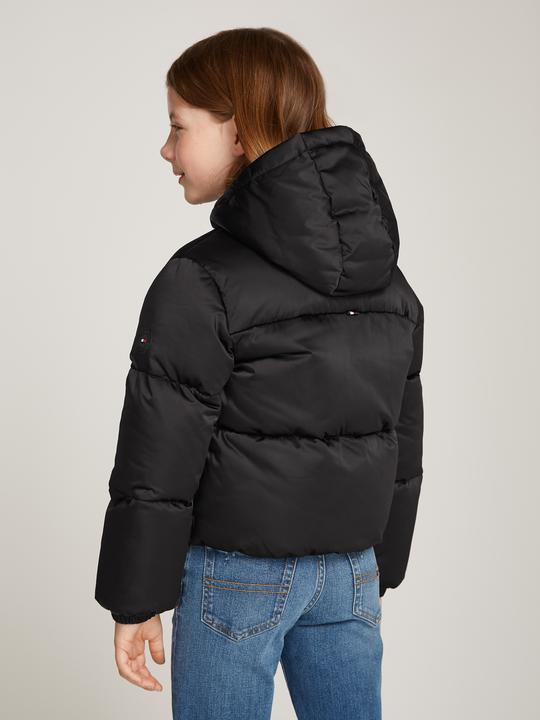 Immagine prodotto Tommy Hilfiger Kids New York Satijnen Puffer Jas - Zwart - Girls - 8 jaar (8)