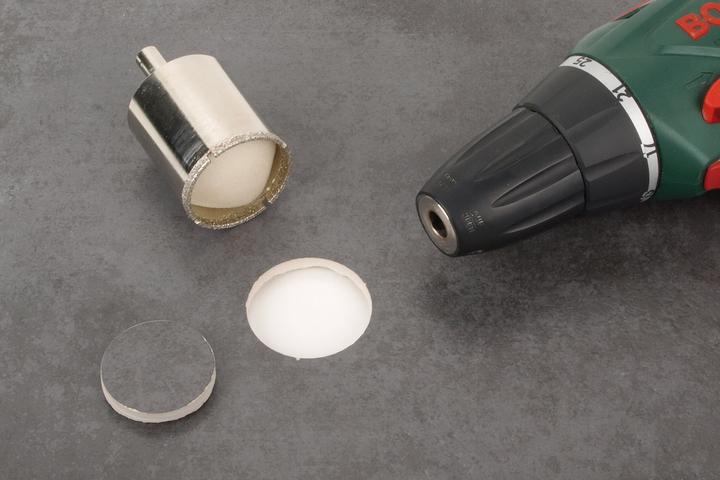 Image du produit wolfcraft Scie cloche diamantée Céramique Ø 74mm (74 millimètres)