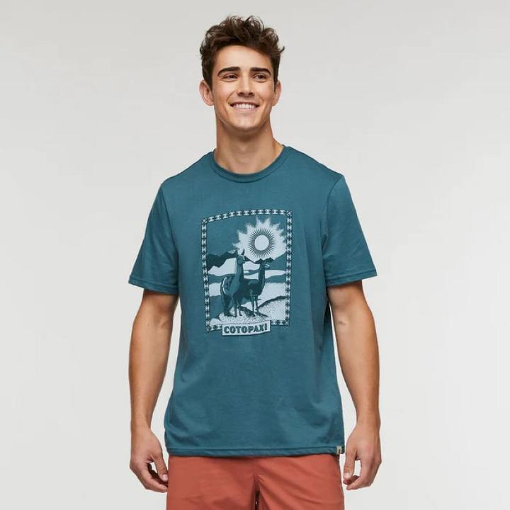 Actual product image Cotopaxi Llama Greetings Organic T-Shirt (L)