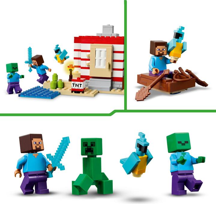 Productafbeelding LEGO Das TNT-Dschungelhaus (21275, LEGO Minecraft)