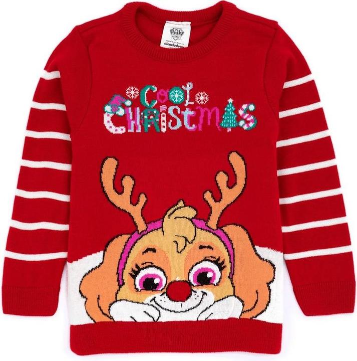 Immagine prodotto Paw Patrol Maglione di Natale lavorato a maglia Skye (104)