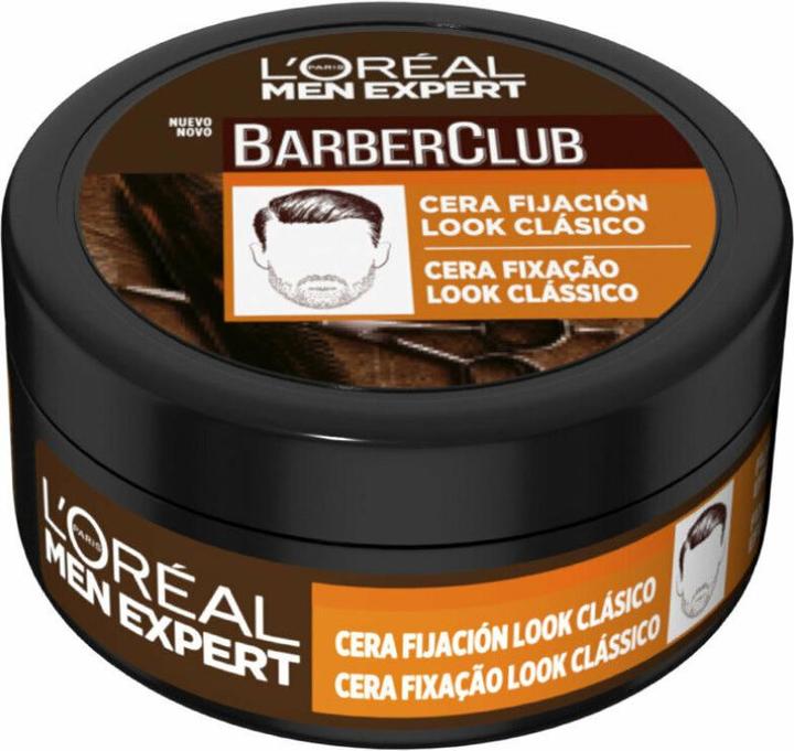 Image du produit L'Oréal Paris L'Oréal Men Expert Barber Club Slicked Hair Fixing Wax 75ml (Cire capillaire, 75 ml)