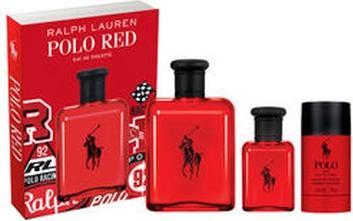 Actual product image Ralph Lauren Polo Red Gift Set 3 Pieces (Fragrance set)
