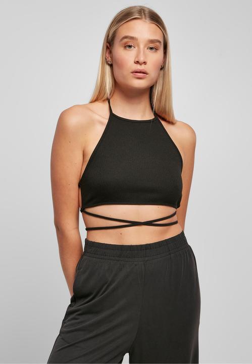 Actual product image Urban Classics Ladies Rib Trapeze Cropped Top - 16948 (3XL)