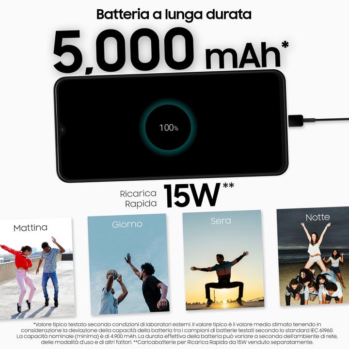 Actual product image Samsung Galaxy A13 EU (64 GB, White, 6.60", Dual SIM, 50 Mpx, 4G)