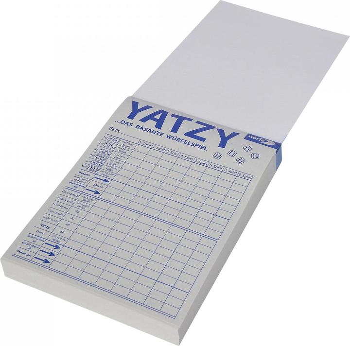 Actual product image Noris Yatzy game block (German)