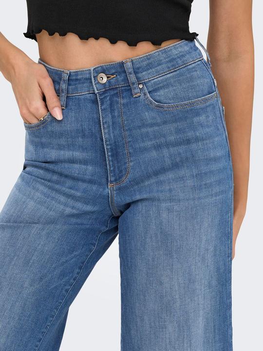 Produktbild Only ONLANN-MADISON Hohe Taille Verkürzt Jeans Jeans mit weitem Bein (32)