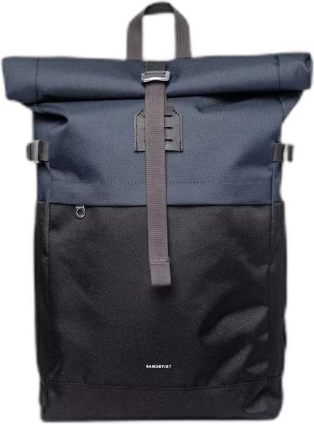 Navy with Black Leather, Multi Black