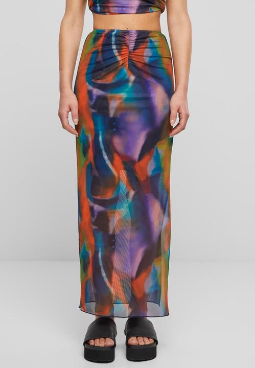 Immagine prodotto Urban Classics Gonna a tubo in rete AOP da donna - 159451 (XS)