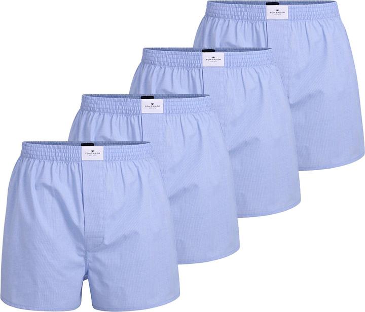 Immagine prodotto Tom Tailor Web-Boxershorts Casual Bequem sitzend (M, confezione da 4)