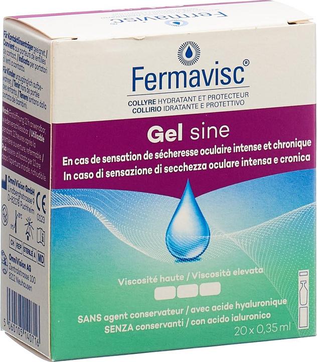 Image du produit OmniVision Fermavisc Gel Sine (7 ml, Gel Fermavisc sine Gtt Opht)