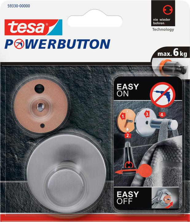 Productafbeelding tesa Powerbutton Haak Classic