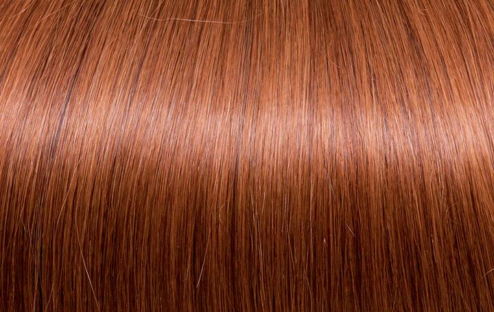 Actual product image Seiseta Classic Keratin Fusion Smooth 130 Copper Red Light Blonde 50/55 cm (Copper red light blonde, 55 cm)