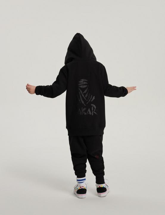 Actual product image Dakar HOODY DKR 23 ZIP KID 822 BLK (134, 140)
