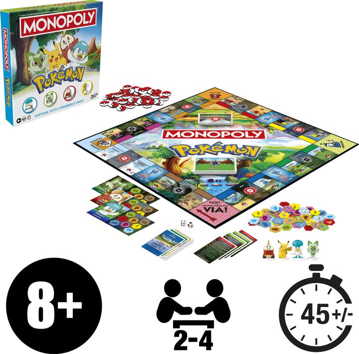 Actual product image Monopoly Pokémon Edition Brettspiel