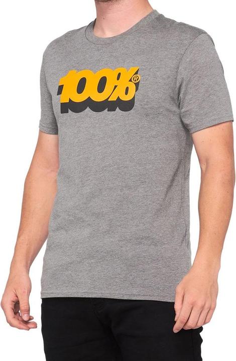 Actual product image 100% Men's R-core T-Shirt, Grey, M (M)