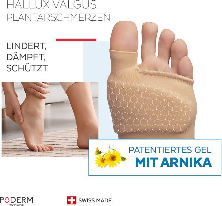 Actual product image Poderm Double protection for hallux valgus bunion & plantar heel pain (Decompression, 202.50 ml)