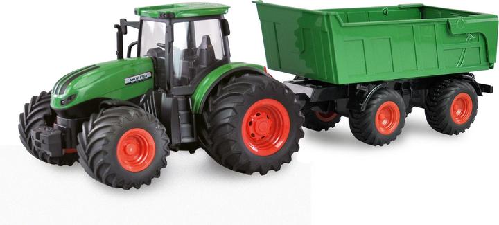 Immagine prodotto Amewi Trattore con rimorchio ribaltabile, verde 1:24, RTR (RTR pronto all'uso)