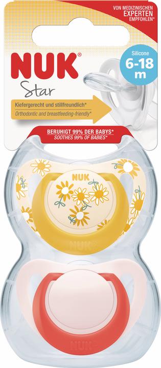Produktbild NUK Beruhigungssauger Star (2 x, 6 - 18 Monate)