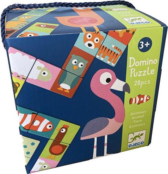 Produktbild Djeco Lernspiel Domino Tiere (Multilingual)