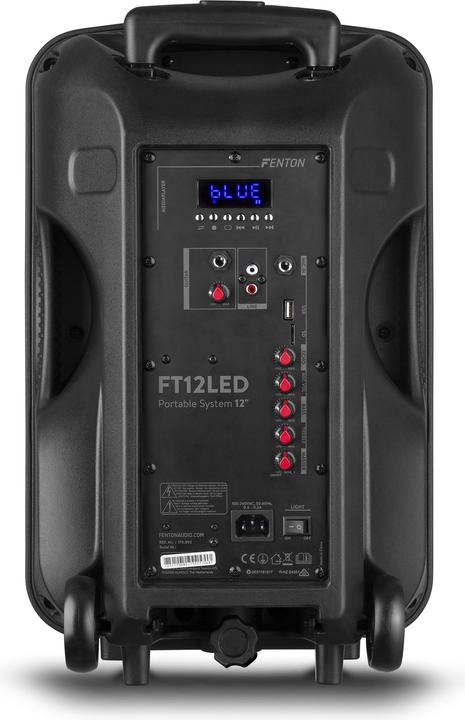 Actual product image Fenton FT12LED Active Trolley Speaker (Active, 1x 700 W)