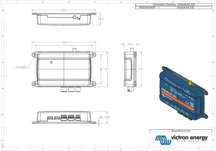 Actual product image Victron Energy GlobalLink 520